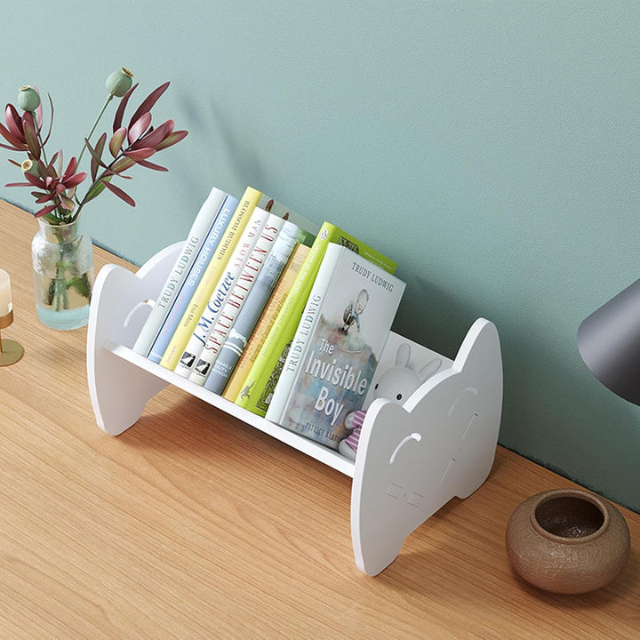 Kinder-Bücherregal, Mini Kompakter Bücherregal, Buchständer Kinder Bücher-Organizer, Kinderregal für