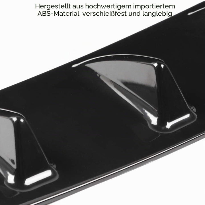 Qiilu Auto Heckstossstange Spoiler,Heckspoiler Shark Fin Diffusor Universal Spoiler Auto Heckstossst