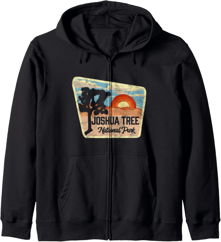 Joshua Tree National Park Retro Sign Souvenir Graphic Kapuzenjacke