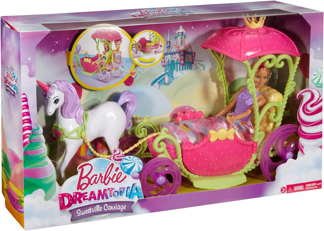 Mattel Barbie DYX31 - Bonbon Prinzessin, Einhorn und