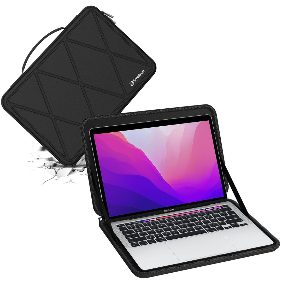 Smatree Hard Eva Schutzhülle Case Kompatibel für 13,3 Zoll Apple MacBook Pro M2 2022/M1 2020,MacBook