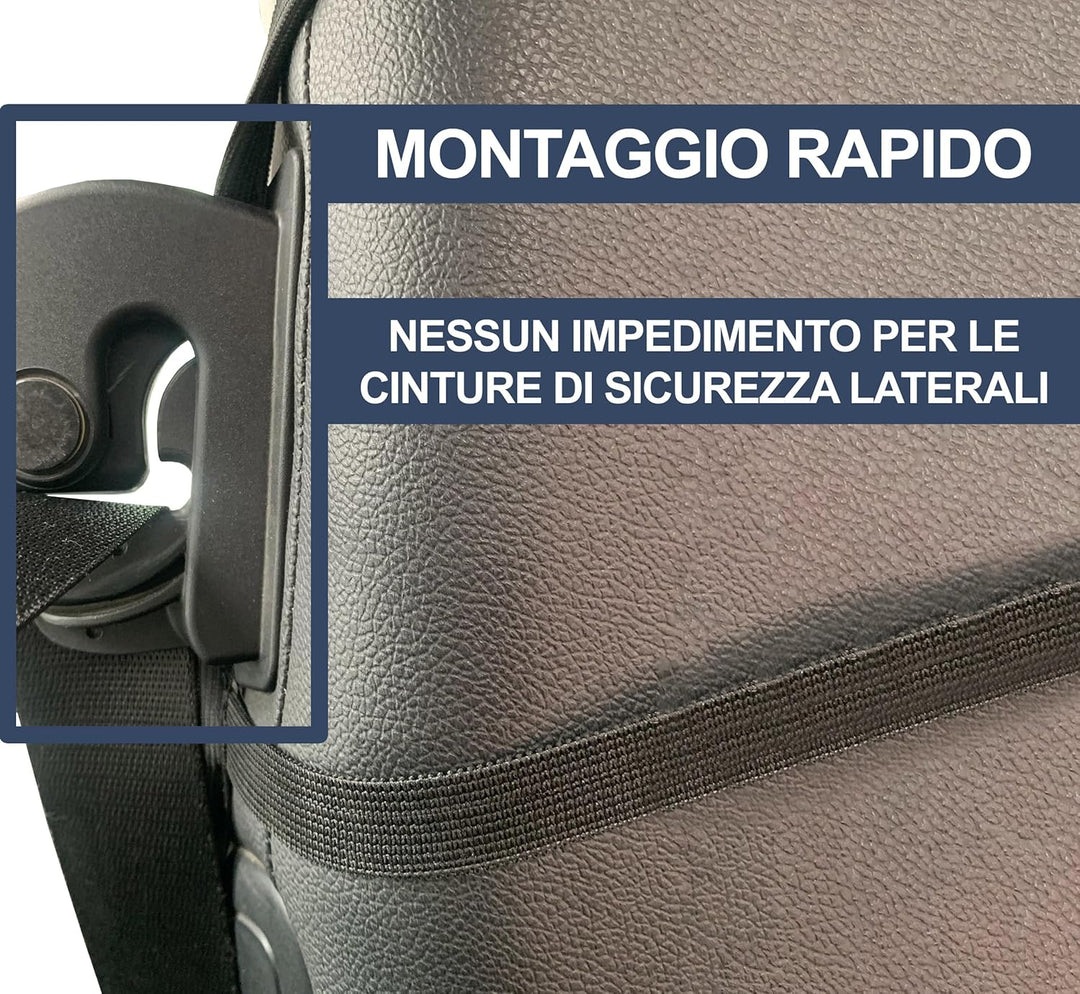 Auto Accessori Lupex - Sitzbezüge für Autositz, kompatibel Autositzbezüge für Smart Fortwo Zweite Se