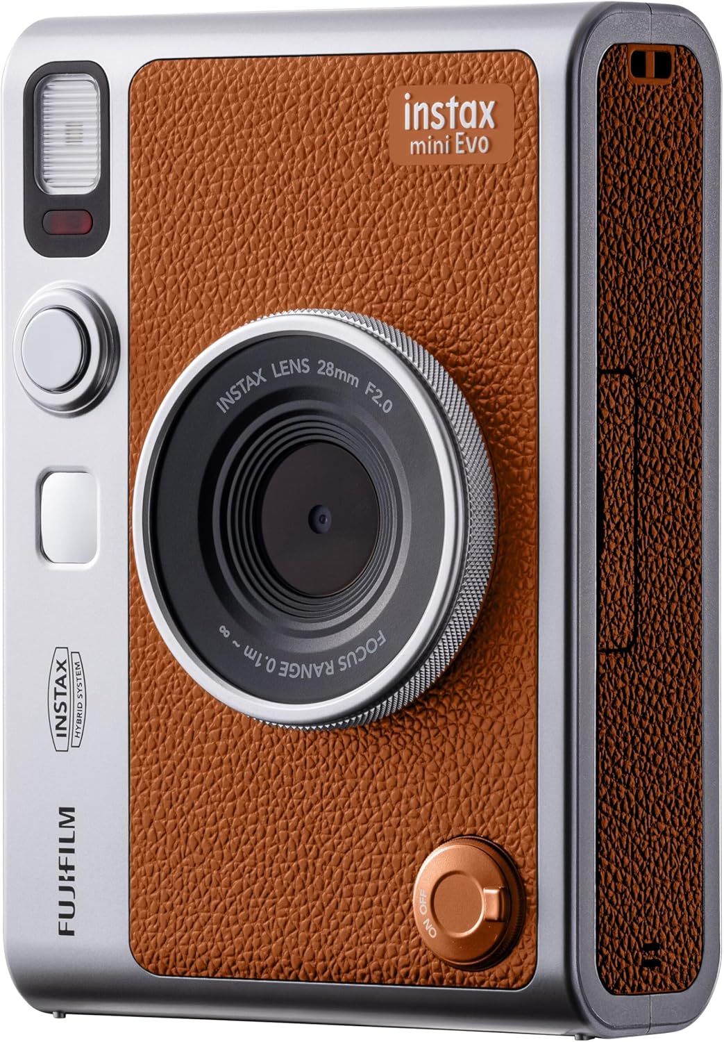 instax mini EVO™ Braun - Type USB-C Braun mini EVO camera, Braun mini EVO camera