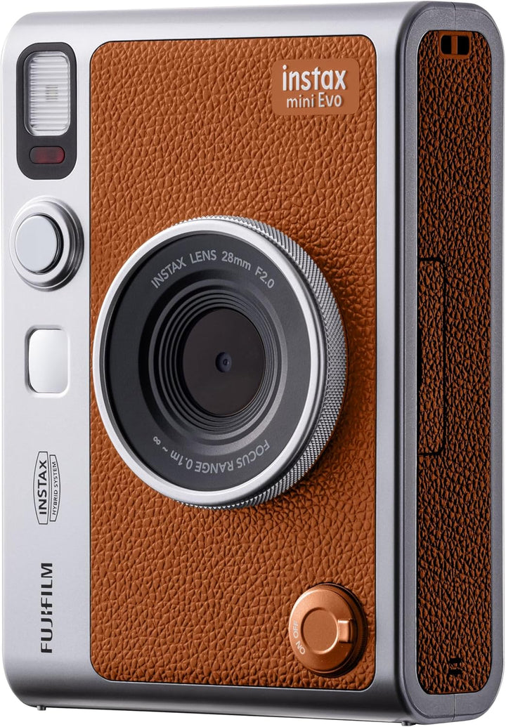 instax mini EVO™ Braun - Type USB-C Braun mini EVO camera, Braun mini EVO camera