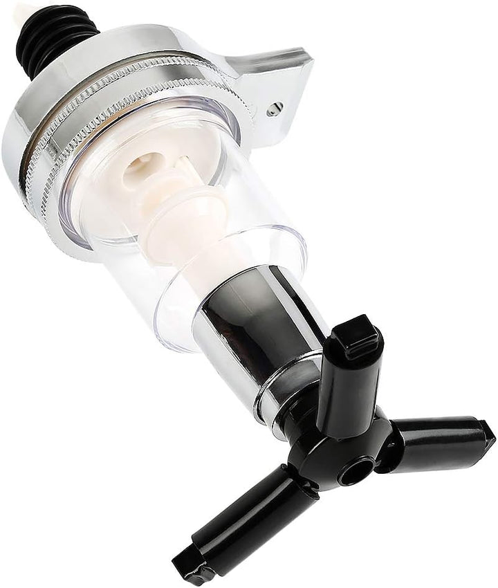 6 Flaschen Getränkeportionierer Bar Butler Wand Flaschenhalter Saft Getränkespender für Cocktail, Ba