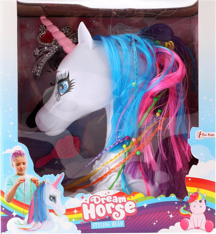 Toi Toys Frisierkopf Einhorn + Zubehör