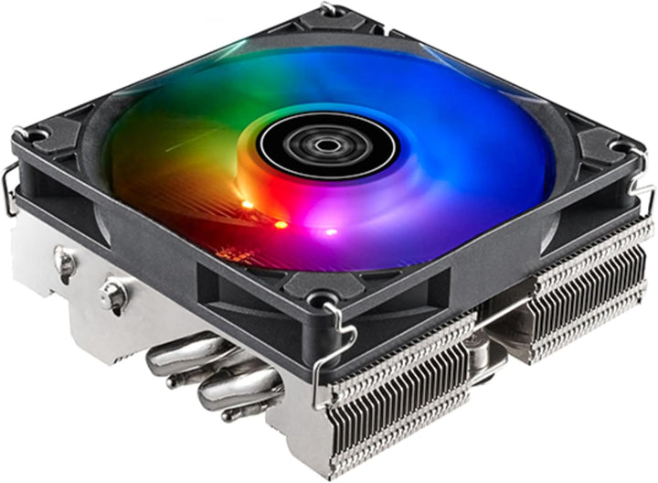 SILVERSTONE Technology SST-HYH90-ARGB - Hydrogon H90 Horizontaler CPU-Kühler mit 4 Wärmerohren und 9