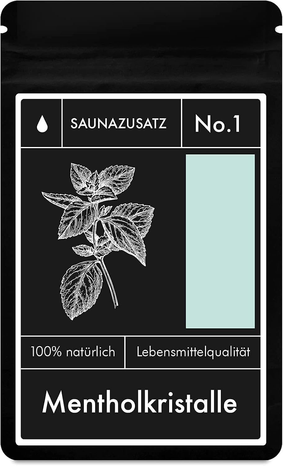 Mentholkristalle Sauna Zusatz No. 1 – Sauna Menthol Kristalle in Lebensmittelqualität – Sauna Salz z