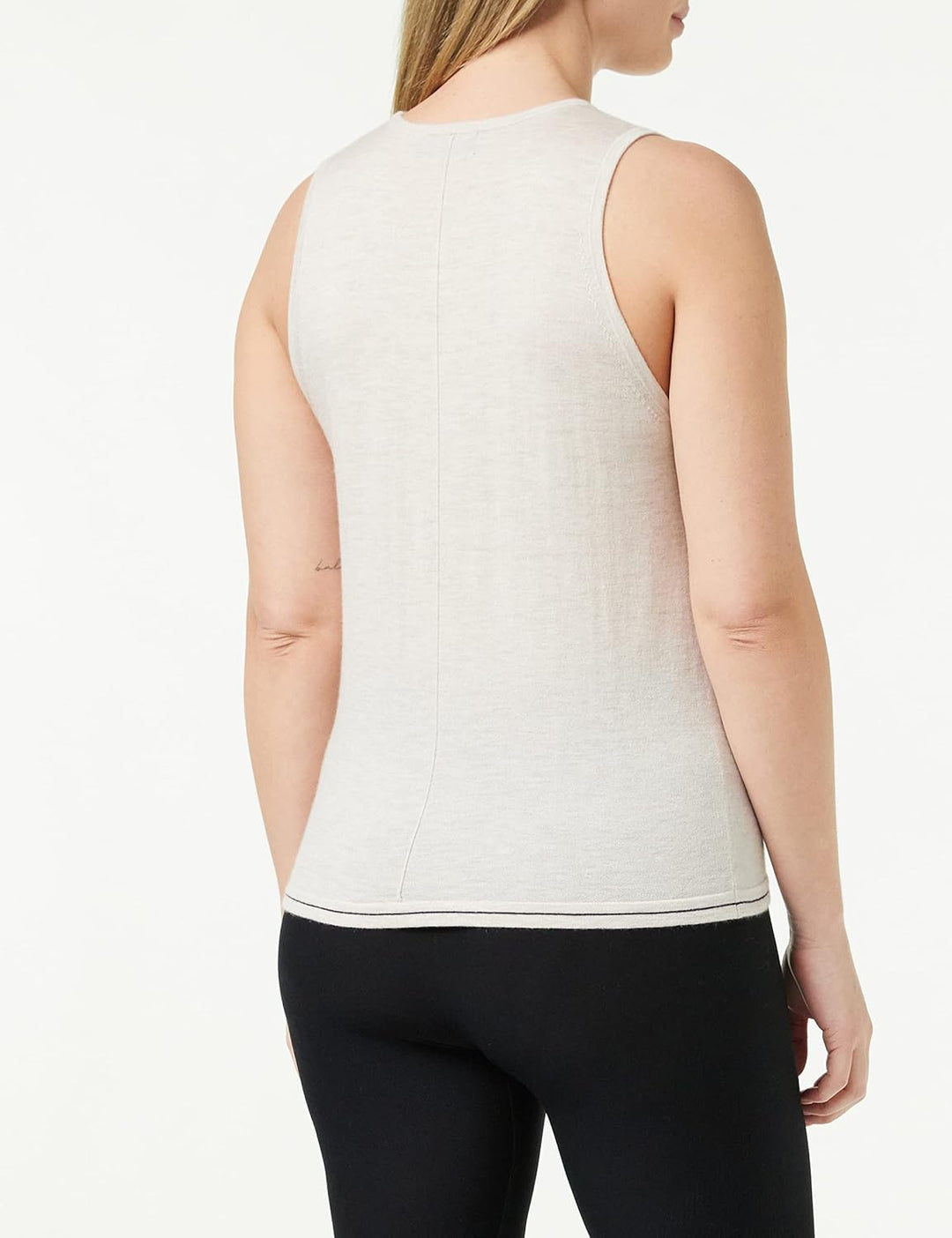 Active Cashmere Damen A|c Sport Performance Vest Pullunder, L Beige