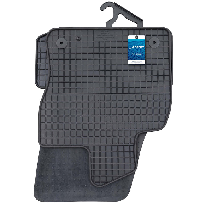 PETEX 20110 Gummimatten für passend für Karoq ab 43040 Fussmatten schwarz 4-teilig