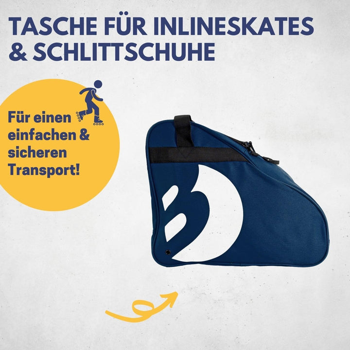 Best Sporting Tasche für Inlineskates und Schlittschuhe I Schlittschuhtasche mit verstellbarem Trage