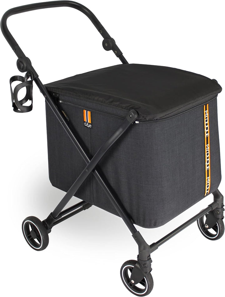 Max Shopping Caddy - Dein persönlicher Einkaufswagen, Faltbarer Shopping-Wagen, 4 Räder inkl. Federu