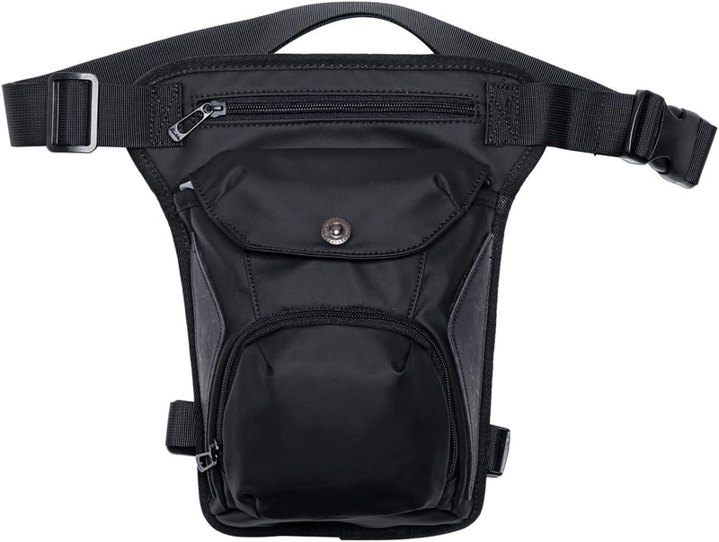 KAUKKO Canvas - Brusttasche für Damen und Herren - Umhängetasche Schwarz Jnl-k8004-2-03, Schwarz Jnl
