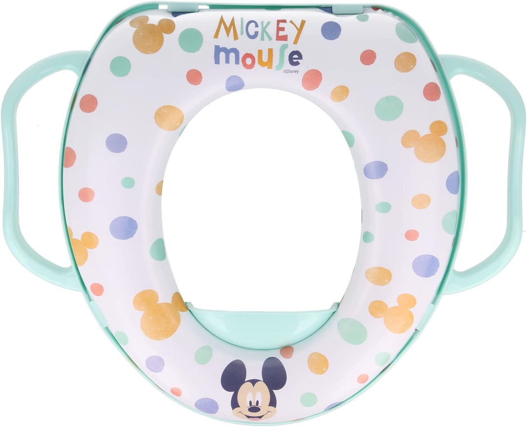 Stor Disney Mickey Mouse Toilettenverkleinerer für Kinder, aus BPA-freiem Kunststoff, mit zwei Griff