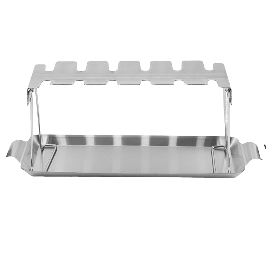 Hühnerschenkel Halter Für Grill - Edelstahl Grillrost Für Hähnchenkeulen & Smoker - Edelstahl Rostha