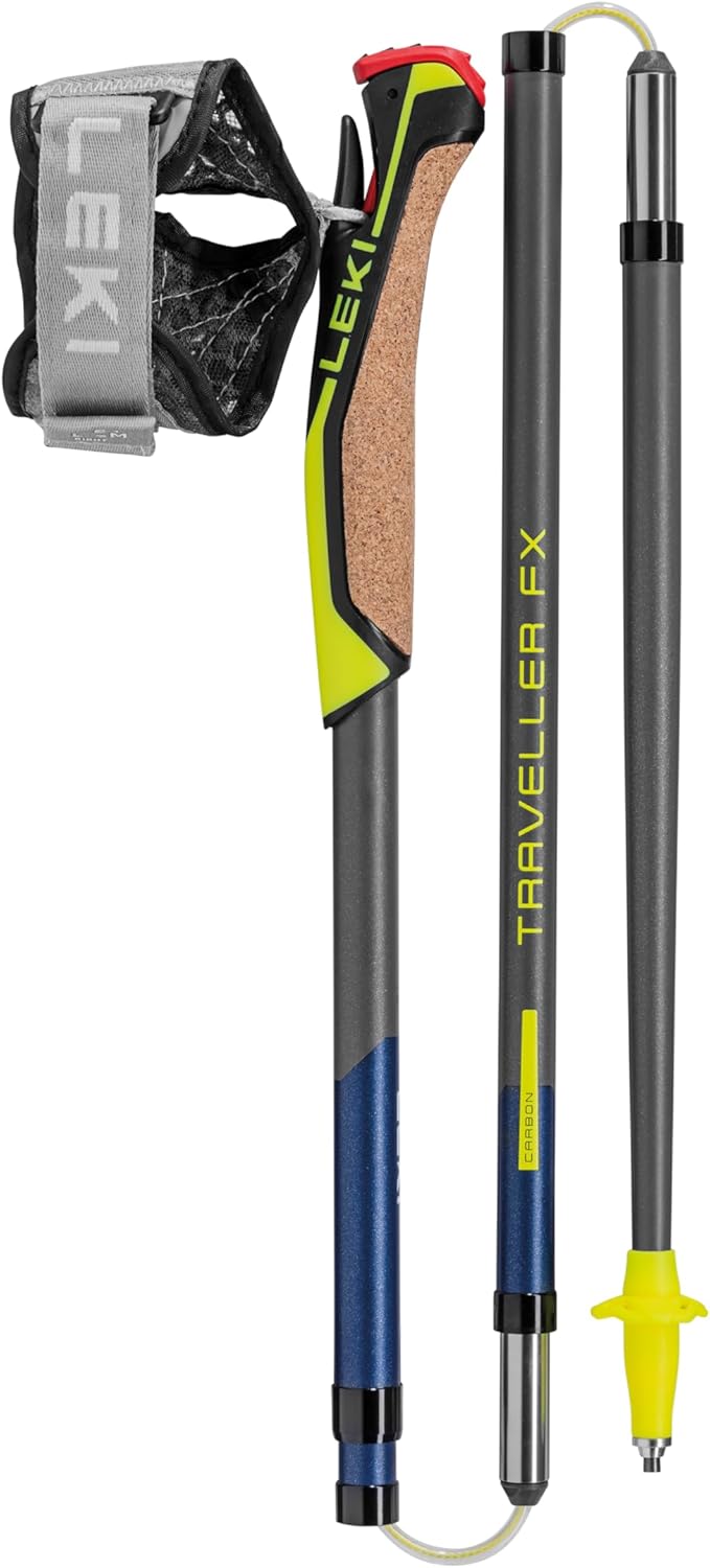 Leki Traveller FX.One Carbon Stöcke, Silvergray-midnightblue 125 Grau, 125 Grau