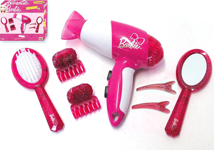Theo Klein 5328 Barbie Schönheitsstudio mit Licht- und Soundfunktion & 5790 Barbie Frisier-Set I Zub