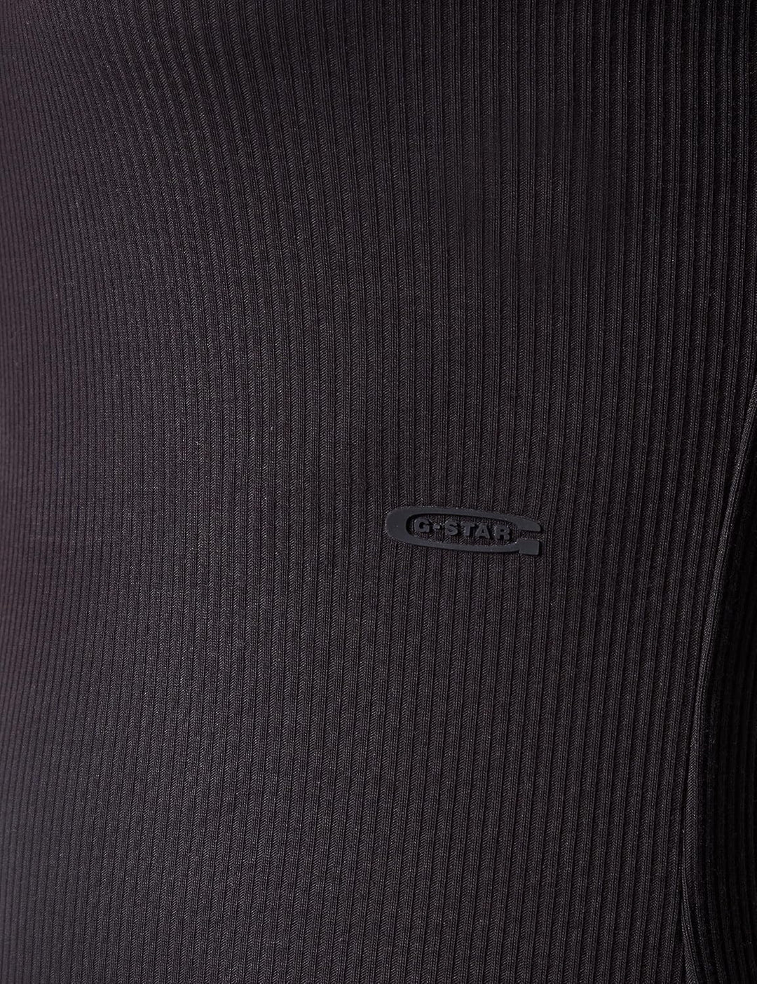G-STAR Damen Slim Rib R T Ls Wmn Tops XXS Schwarz (Dk Black D23343-d493-6484), XXS Schwarz (Dk Black