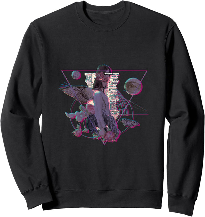 Japan Vaporwave mit Vaporwave Glitch und Vaporwave Sweatshirt