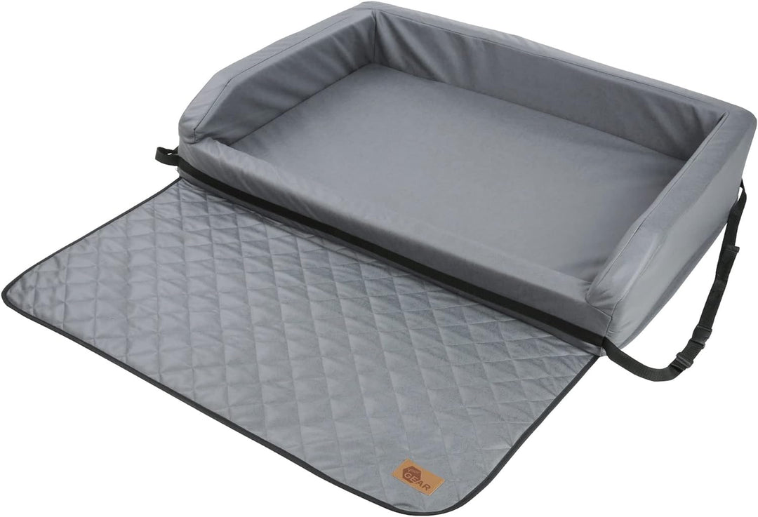 your GEAR Termoli 100 x 70 cm - Hundebett für Auto Kofferraum mit Ladekantenschutz, Hundekorb, Hunde