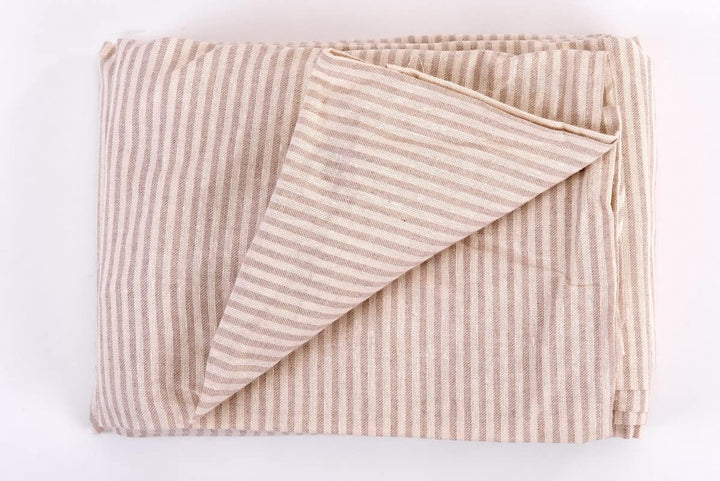 HomeLife Sofabezug für 3-Sitzer, Baumwolle mit Bindebändern, 3-Sitzer-Sofaüberwurf mit Armlehnen, ge