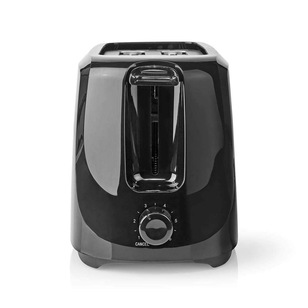 Toaster - 2 Steckplätze - Bräunungsstufen: 6 - Schwarz