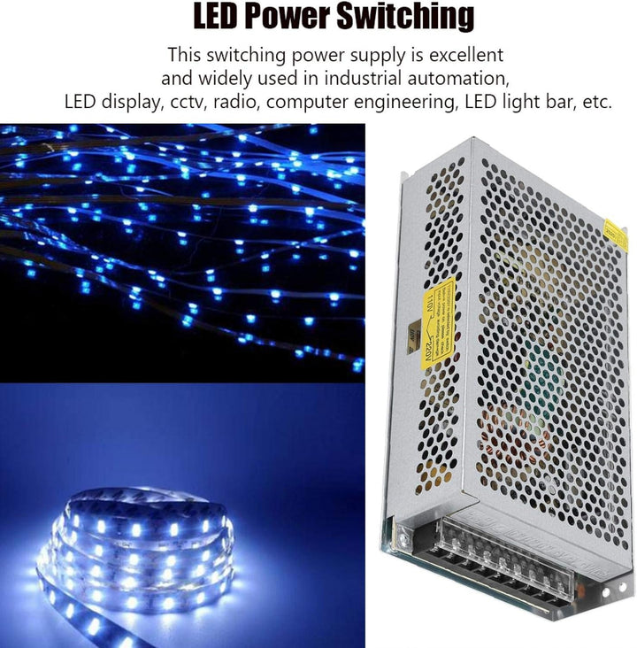 Schaltnetzteil LED Netzteil DC 5V für Sicherheitsüberwachung (S-200-5 (5V / 40A / 200W) AC110 / 220V