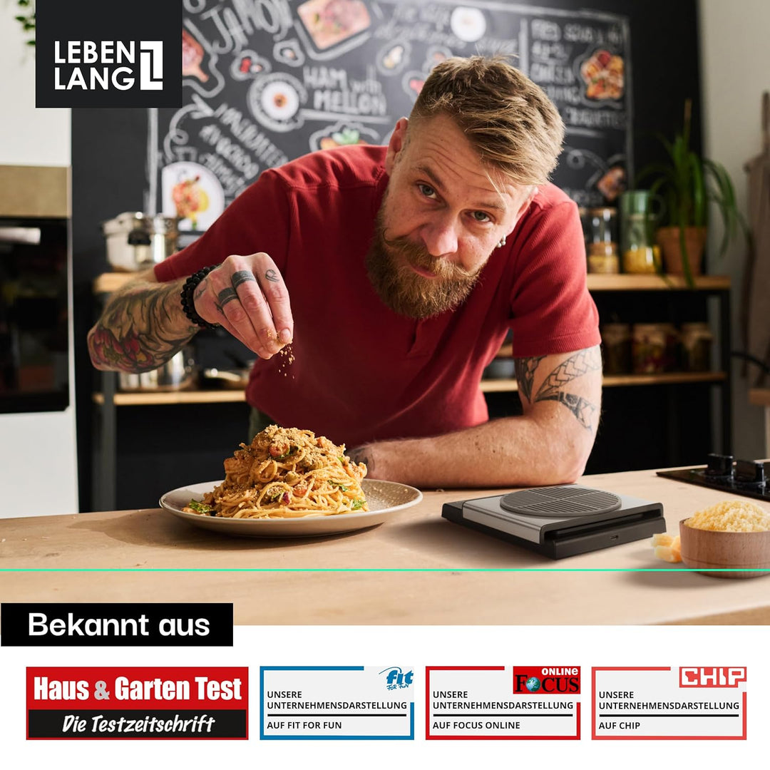 LEBENLANG Kaffeewaage & Espresso Waage - 0,1g Präzise mit Timer I Barista Coffee Scale I Kaffeewaage