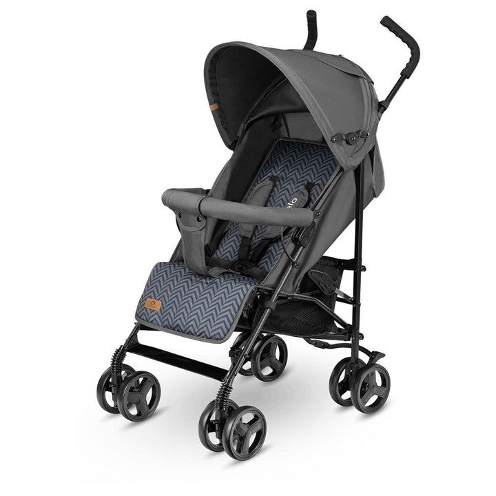LIONELO Elia Buggy klein zusammenklappbar Kinderwagen bis 15 kg, Rücken und Fussstützenverstellung H