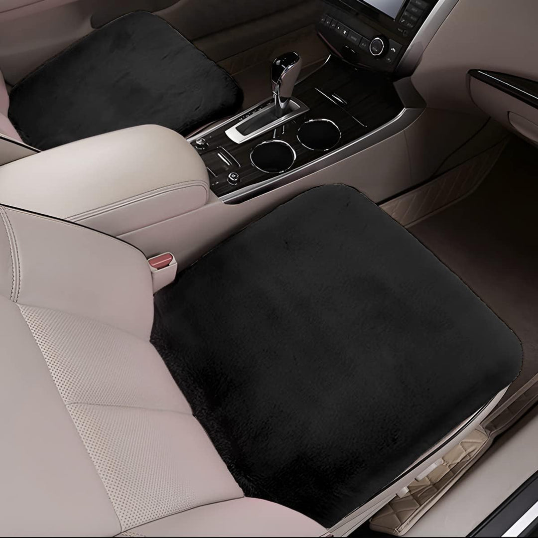 CGEAMDY 2 Stück Universal Autositzkissen, Auto Sitzauflage, Schutz Für Vordersitz Unten Einzelsitz O