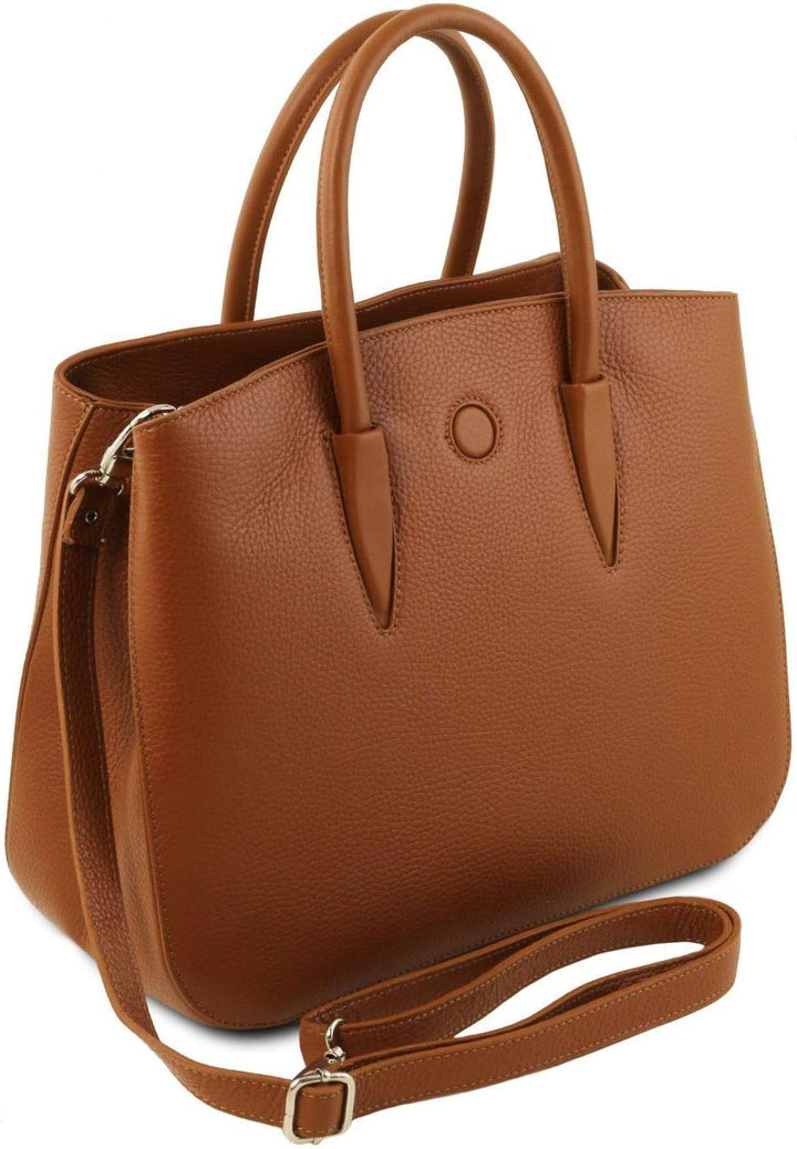 Tuscany Leather Camelia Ledertasche Cognac, Cognac