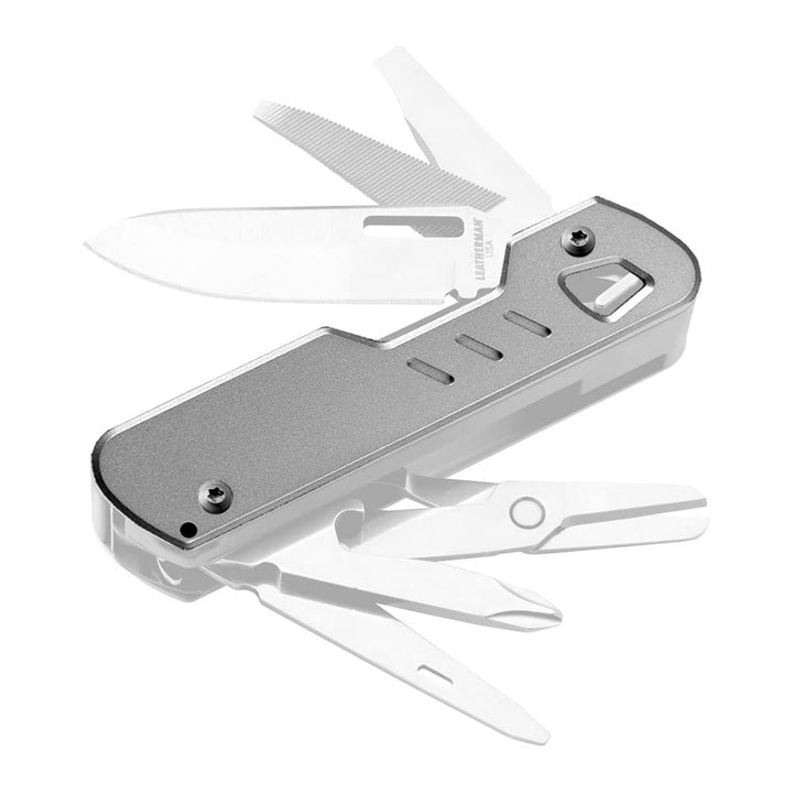 HorixGear 1 Paar Handle Patch Custom Titanium Scales für T4 Multitool, Sandstrahlh Finish (silber Ti