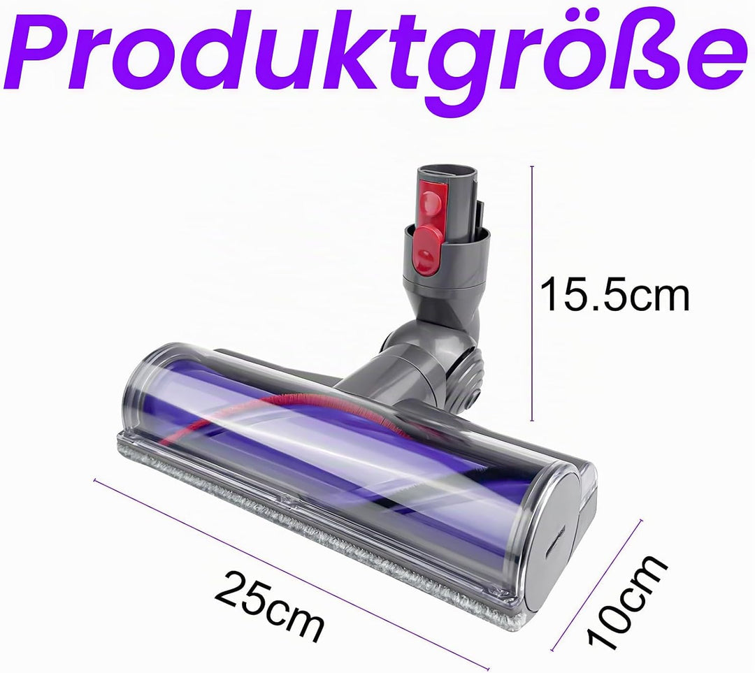 Elektrische Bürste, Ersatzteil Direktantrieb Reiniger Kopf Turbine Bodendüse Kompatibel mit Dyson V7