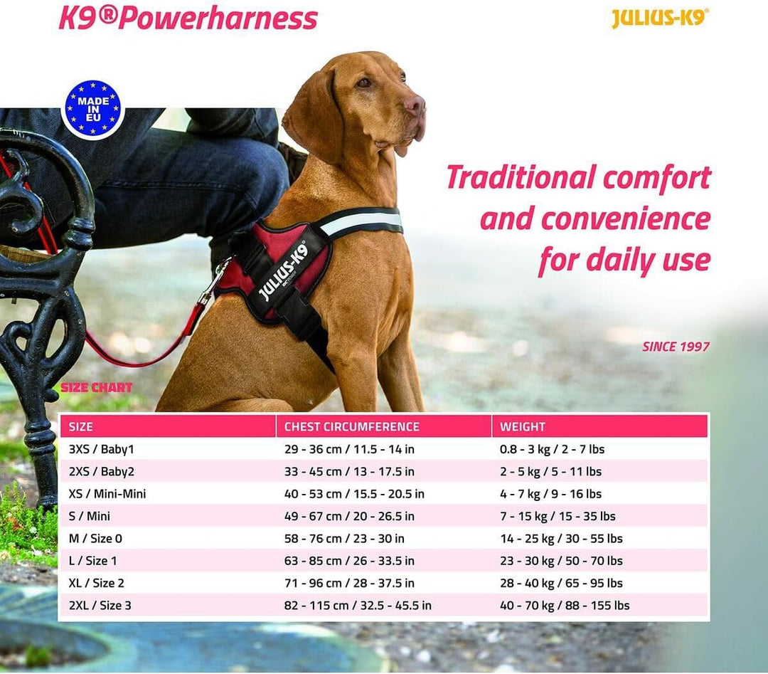 K9 Powergeschirr, Grösse: XS/Mini-Mini, Anthrazit XS/Mini-Mini Anthrazit, XS/Mini-Mini Anthrazit