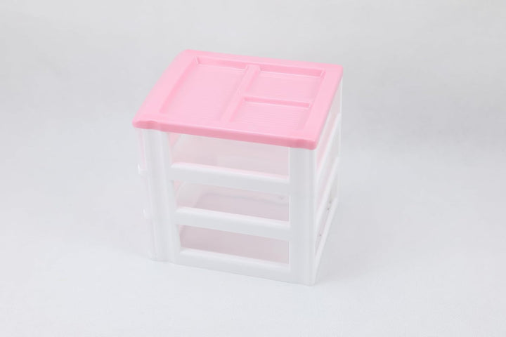 Schöne Mädchen rosa Farbe Kawaii & niedliche Desktop-Schublade Aufbewahrungsbox Empfänger Organizer