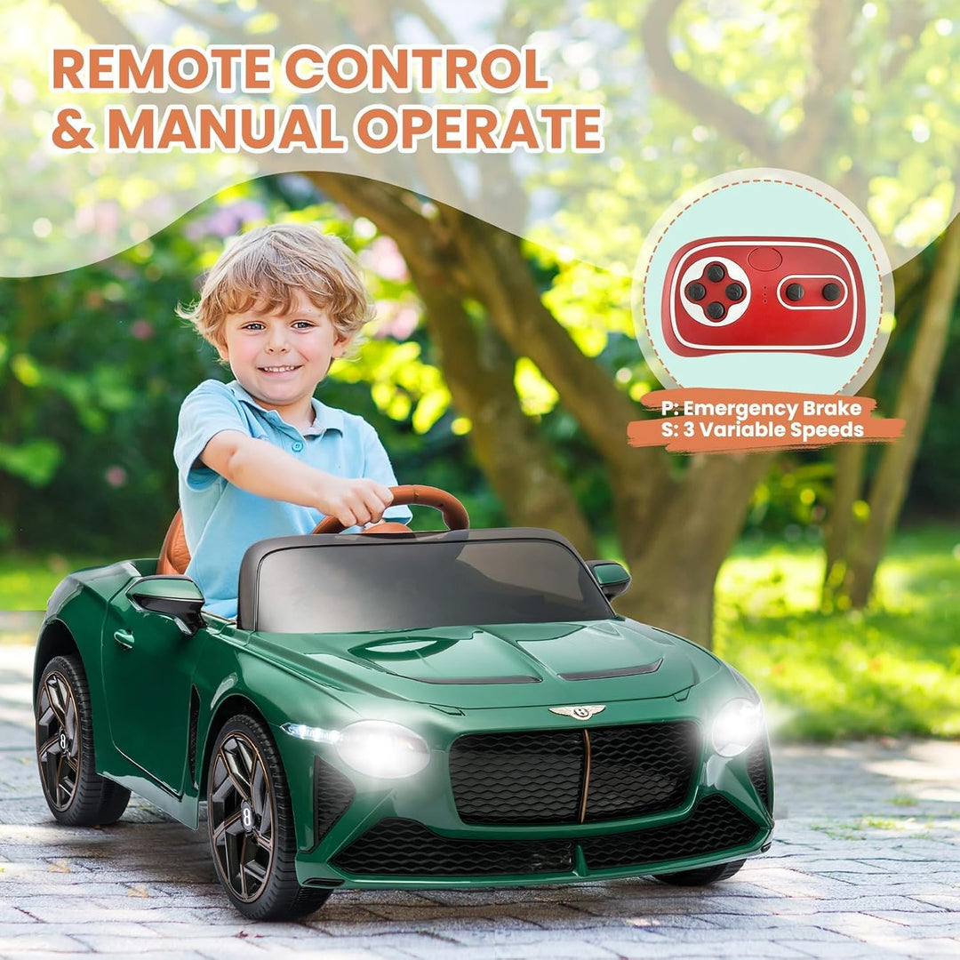 Elektroauto Für Kinder 12V, Unter Der Lizenz Von Bentley Bacalar, Ferngesteuerte Elektrofahrzeuge Fü