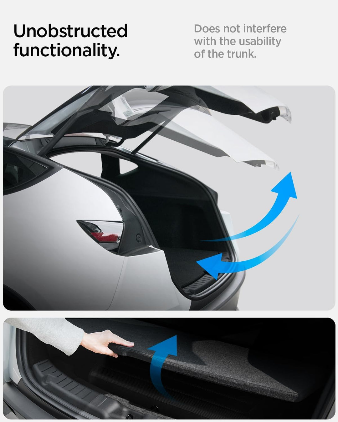 Spigen Tesla Model Y 2025 2026 Juniper (Nur Premium & Performance) Ladekantenschutz Kofferraum, Inne