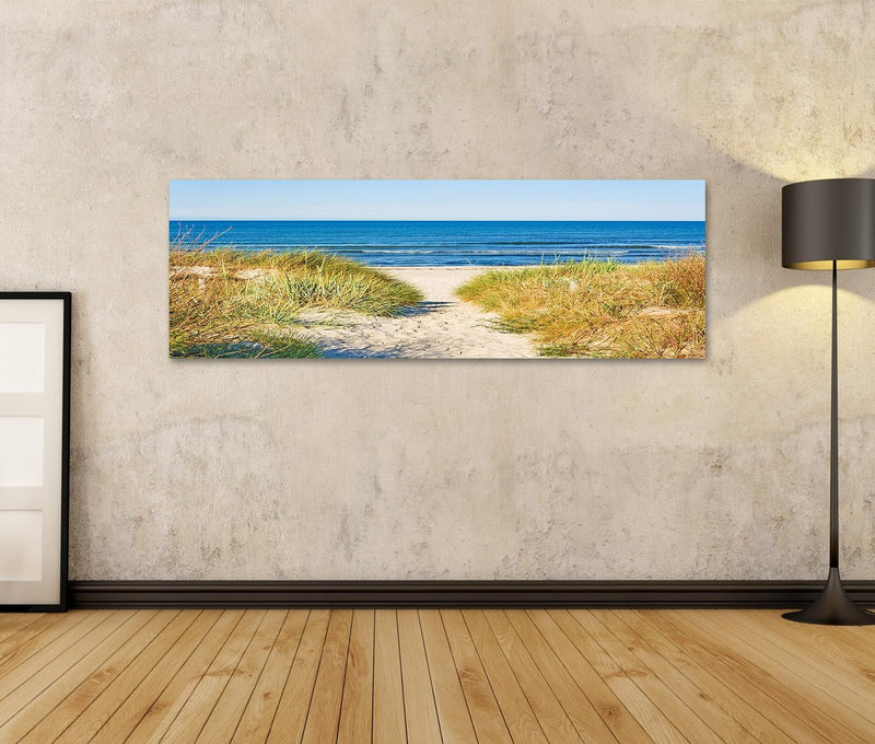 islandburner Bild auf Leinwand Weg Zum Strand An Ostsee Mit Strandhafer Bilder Wandbilder Poster Lei