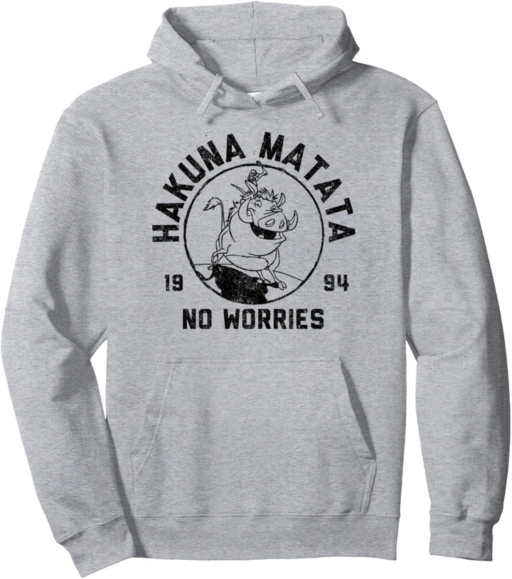 Disney Lion King 1994 Hakuna Matata Logo Pullover Hoodie