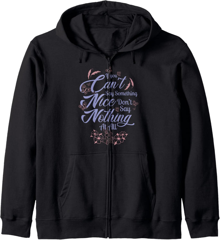 Disney Bambi If You Can't Say Something Nice Quote Kapuzenjacke