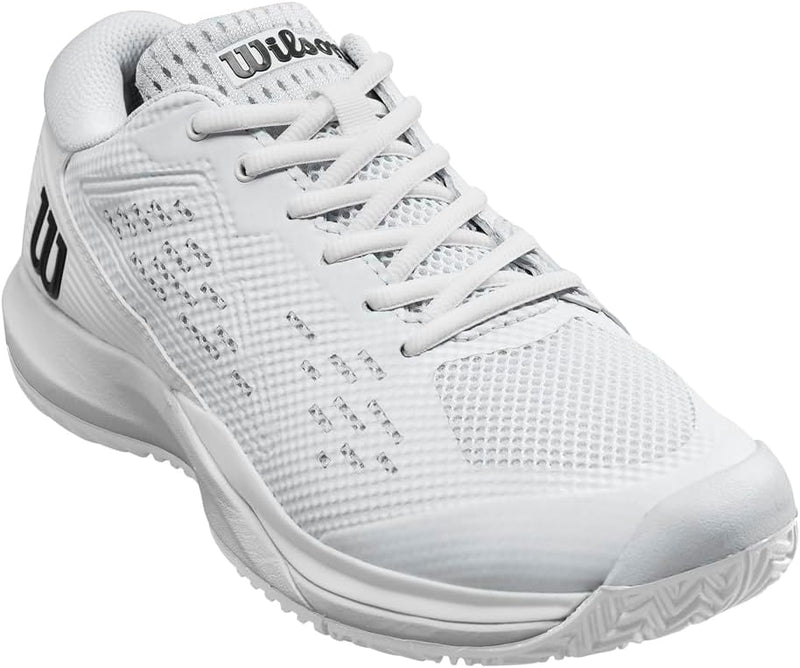 Wilson Damen Rush Pro Ace Sneaker 41 1/3 EU White White Black, 41 1/3 EU White White Black