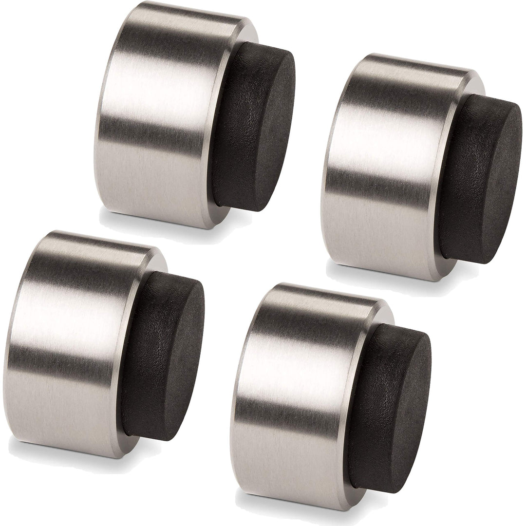 4 x STOPPLA Türstopper Arkon - ø 32 mm/Tiefe: 20 mm - Bodentürstopper echt Edelstahl 4 Stück - Arkon