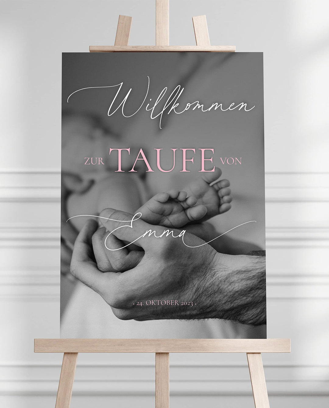 Manschin Laserdesign Willkommensschild Aluverbund personalisiert - Made in Germany - Welcome Willkom