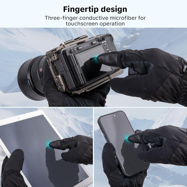 PGYTECH Fotografie-Handschuhe für professionelle Fotografen im Freien im Winter, beheizt und unbehei