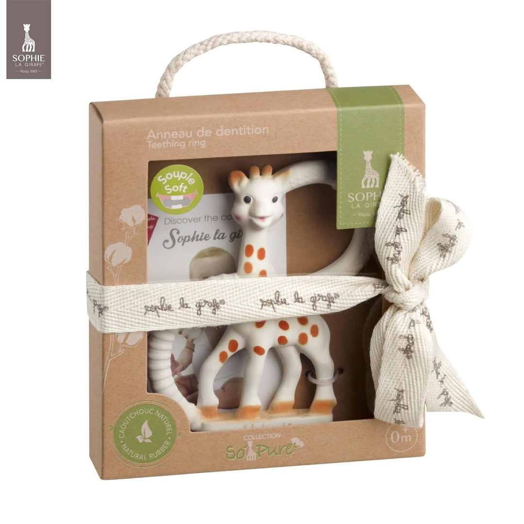 Vulli 200319 Sophie la girafe Beissring, 1 x 9 x 12 cm Einzeln Weisse Soft-Version, Einzeln Weiß