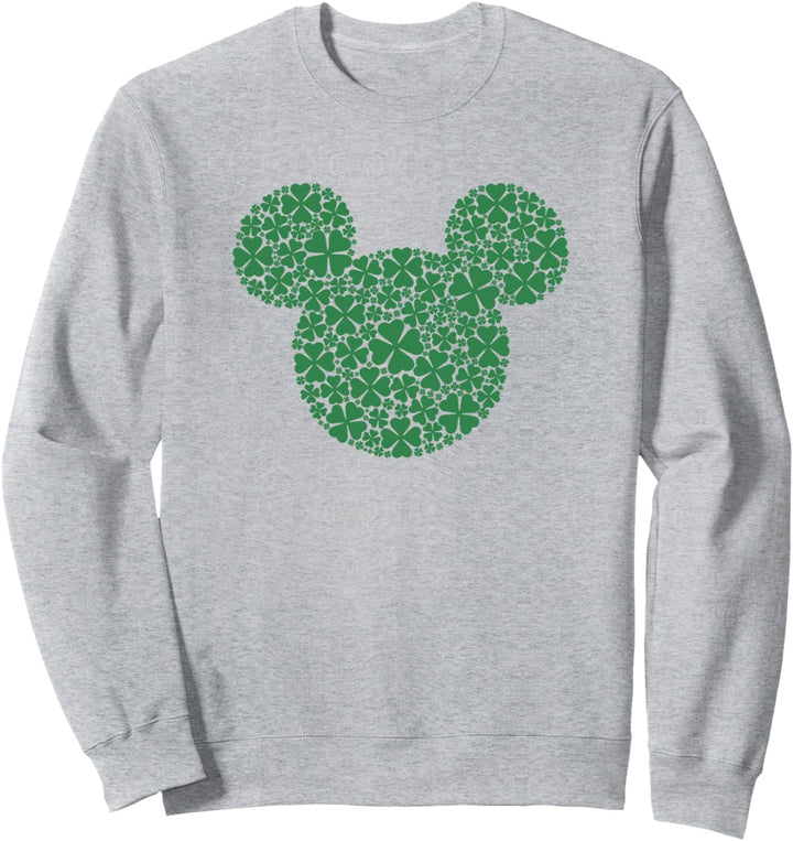 Disney Mickey And Friends St. Patrick's Tag Mickey Clover Sweatshirt