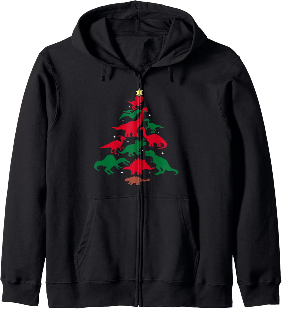 Dinosaurierbaum für Kinder, Jungen, Herren, Dino-Familie, Weihnachten Kapuzenjacke