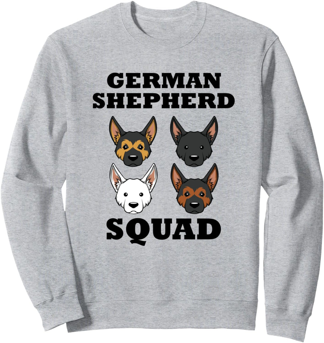 Deutscher Schäferhund Team Spruch Squad Sweatshirt