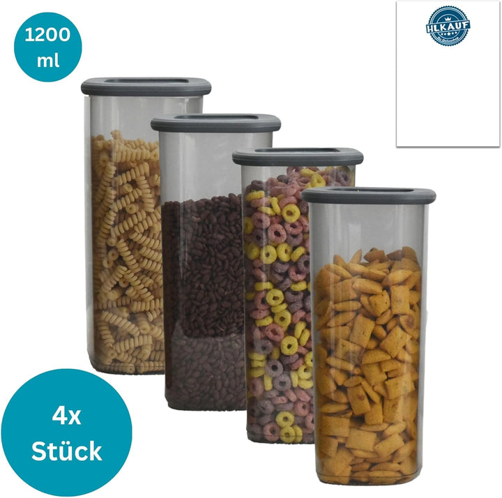 Vorratsdosen mit Deckel luftdicht diverse Sets Küchenorganizer Aufbewahrungsbox BPA frei stapelbare