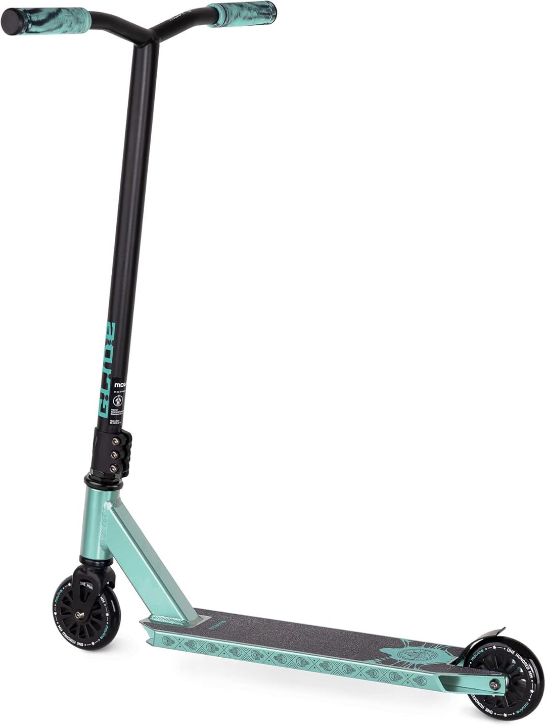 Movino Glide Stunt Scooter Roller Professioneller Freestyle Roller ABEC 9 Kickscooter mit 100mm Rad